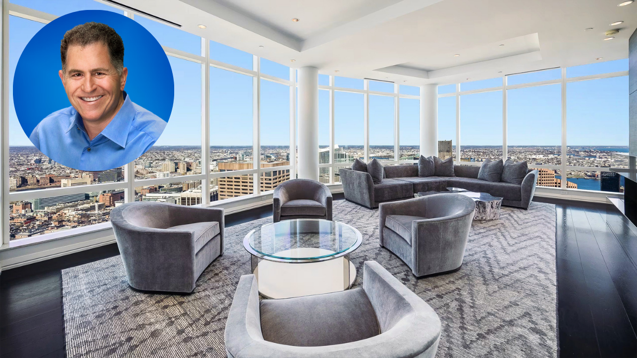 Michael Dell’s $10.9m Boston penthouse heads to auction with $6.5m reserve