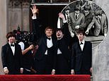 The Beatles biopic filming continues as Paul Mescal, Harris Dickinson, Joseph Quinn and Barry Keoghan recreate band's iconic 1964 homecoming after A Hard Day's Night premiere