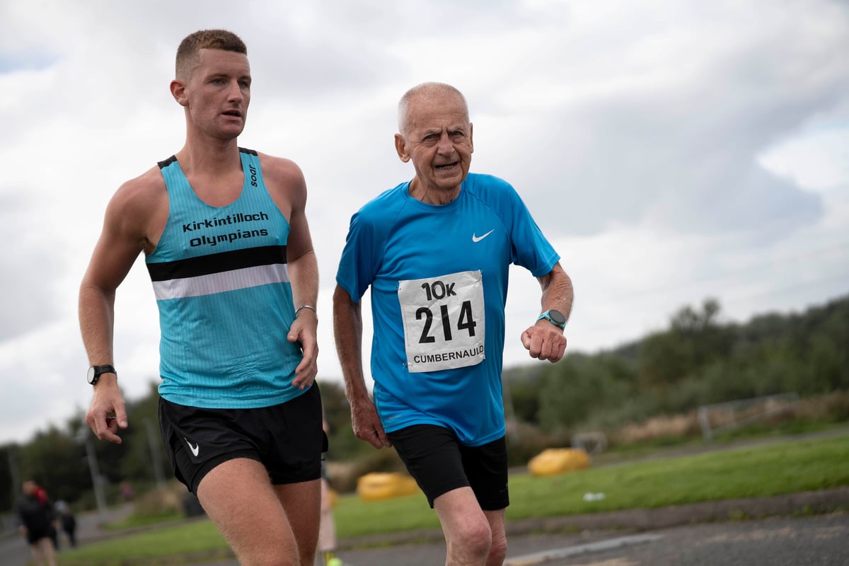 Runner, 90, who finished 10k in just over an hour sets ‘world best’ time for age