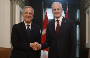 Carney welcomes Norwegian PM to Ottawa to discuss Arctic security, energy