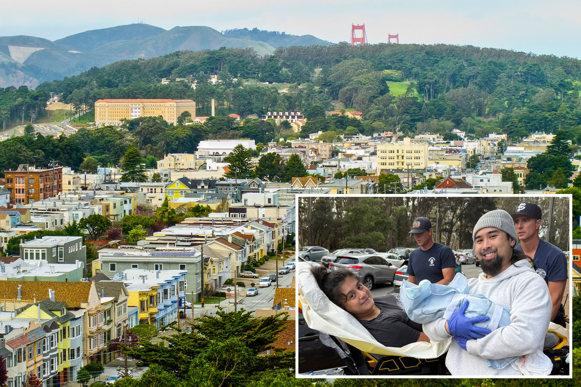 San Francisco woman gives birth on the road after getting stuck in horrific city traffic
