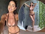 Lisa Snowdon, 54, shows off her incredible figure as she poses in her bikini in the shower on trip to Sri Lanka after split from fiancé George Smart
