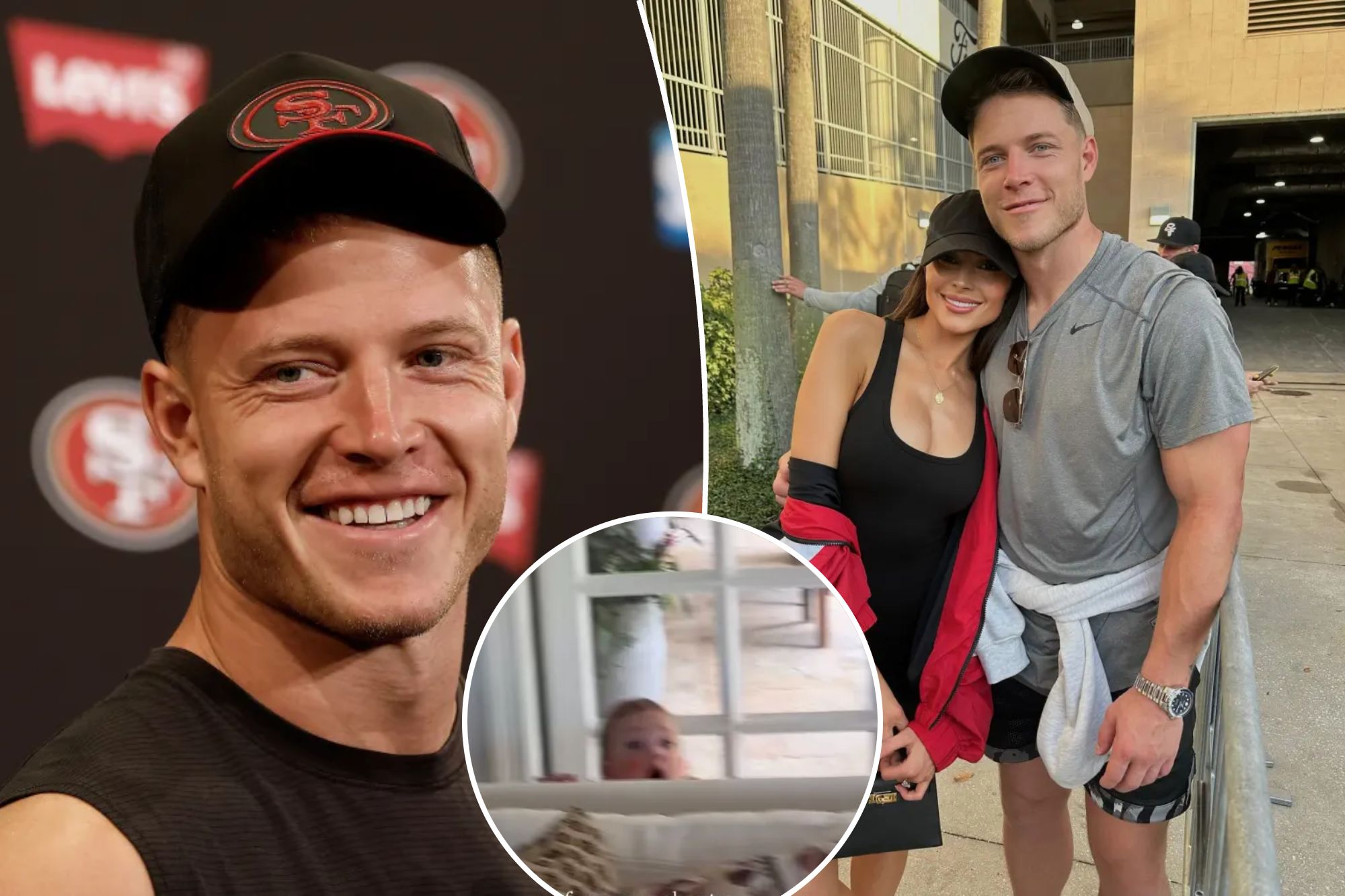Christian McCaffrey’s wife Olivia Culpo shows daughter’s unimpressed reaction to historic touchdown