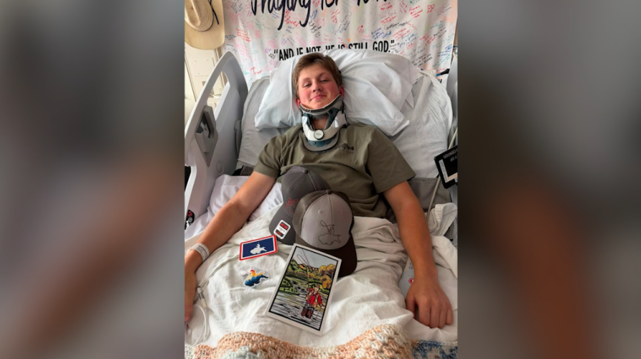 Shelby teenage rodeo star faces uphill recovery battle after spinal injury