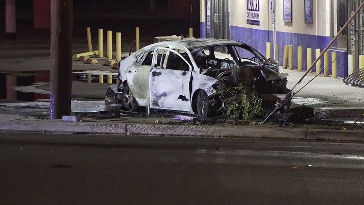 Driver with felony history arrested after fiery crash in Castle Hills, police say