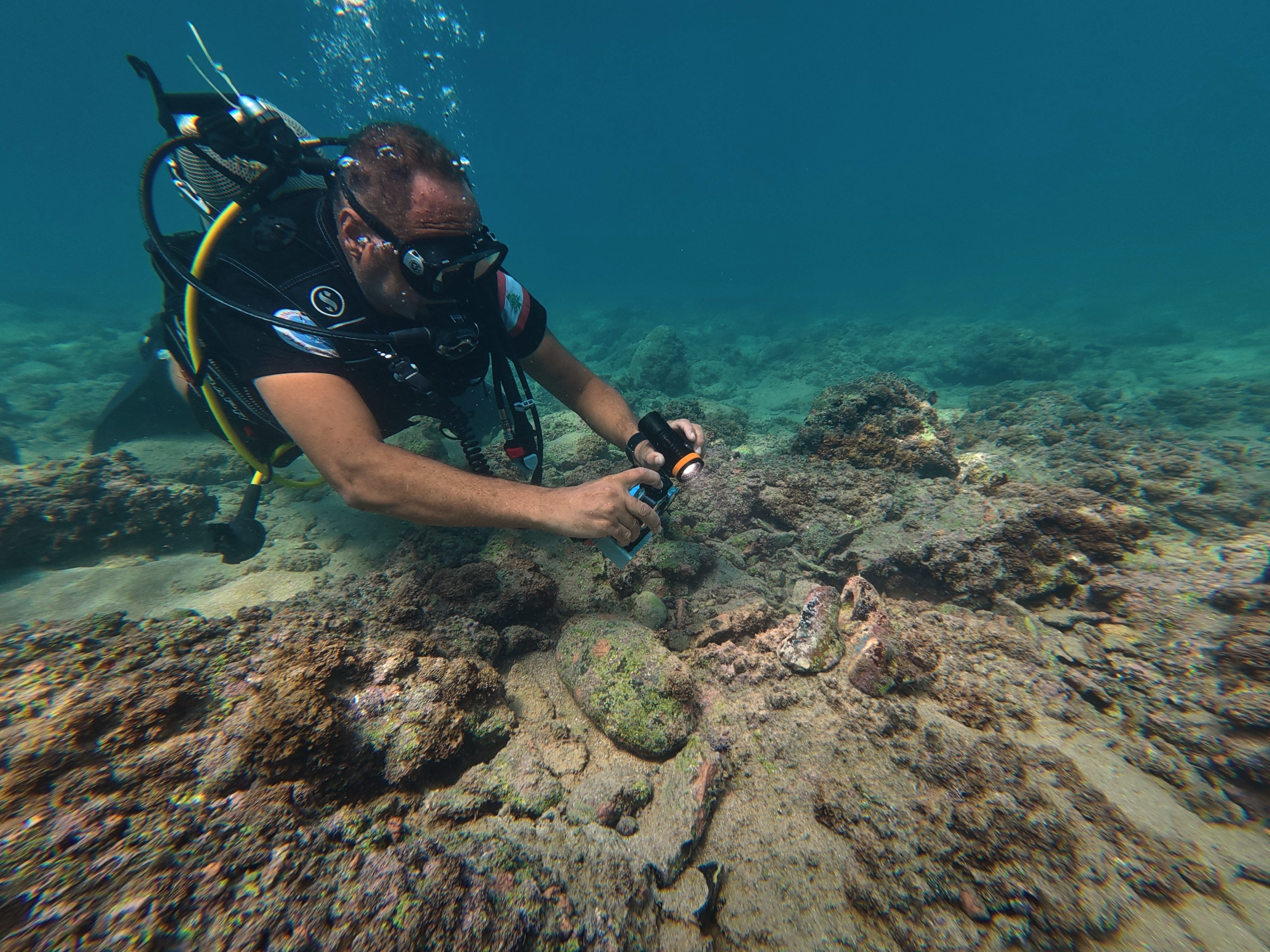 Tyre’s ruins survived the strikes. Now divers are finding their way back underwater