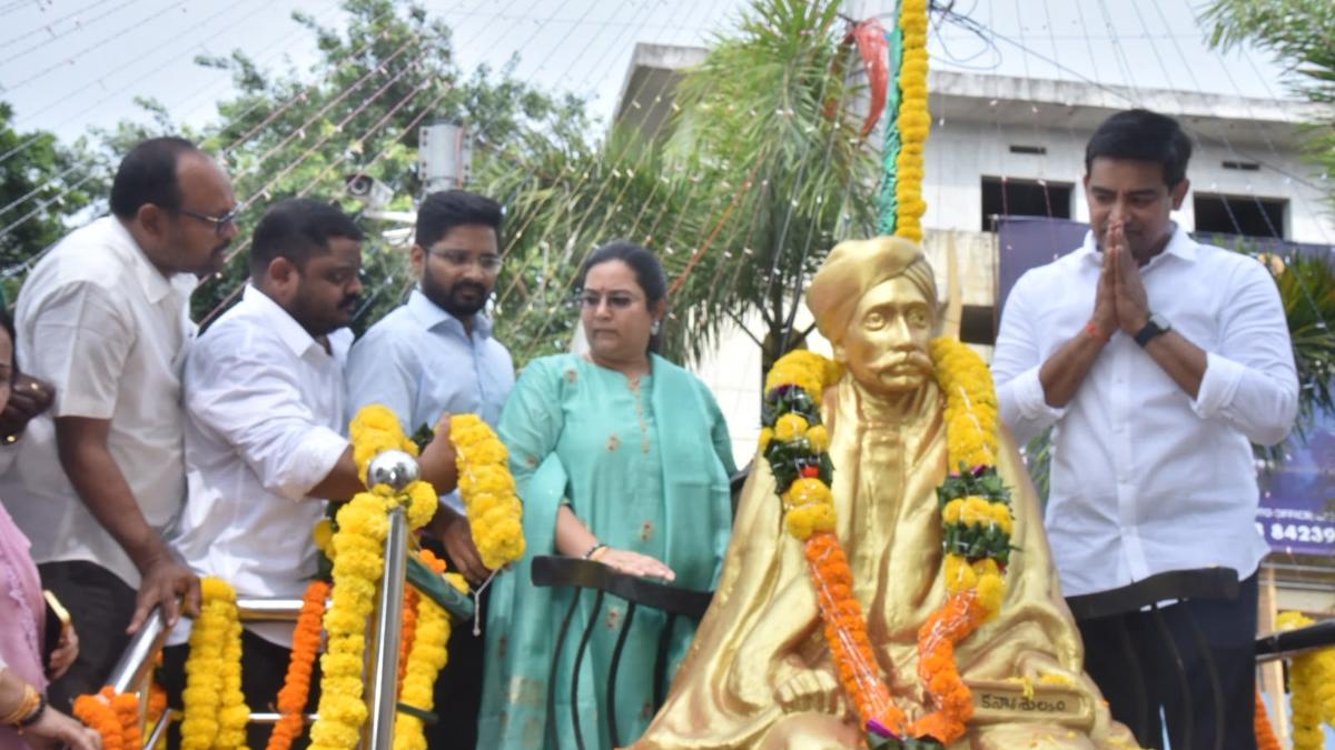 Gurajada’s works will inspire generations, says Minister Kondapalli Srinivas on 164th birth anniversary