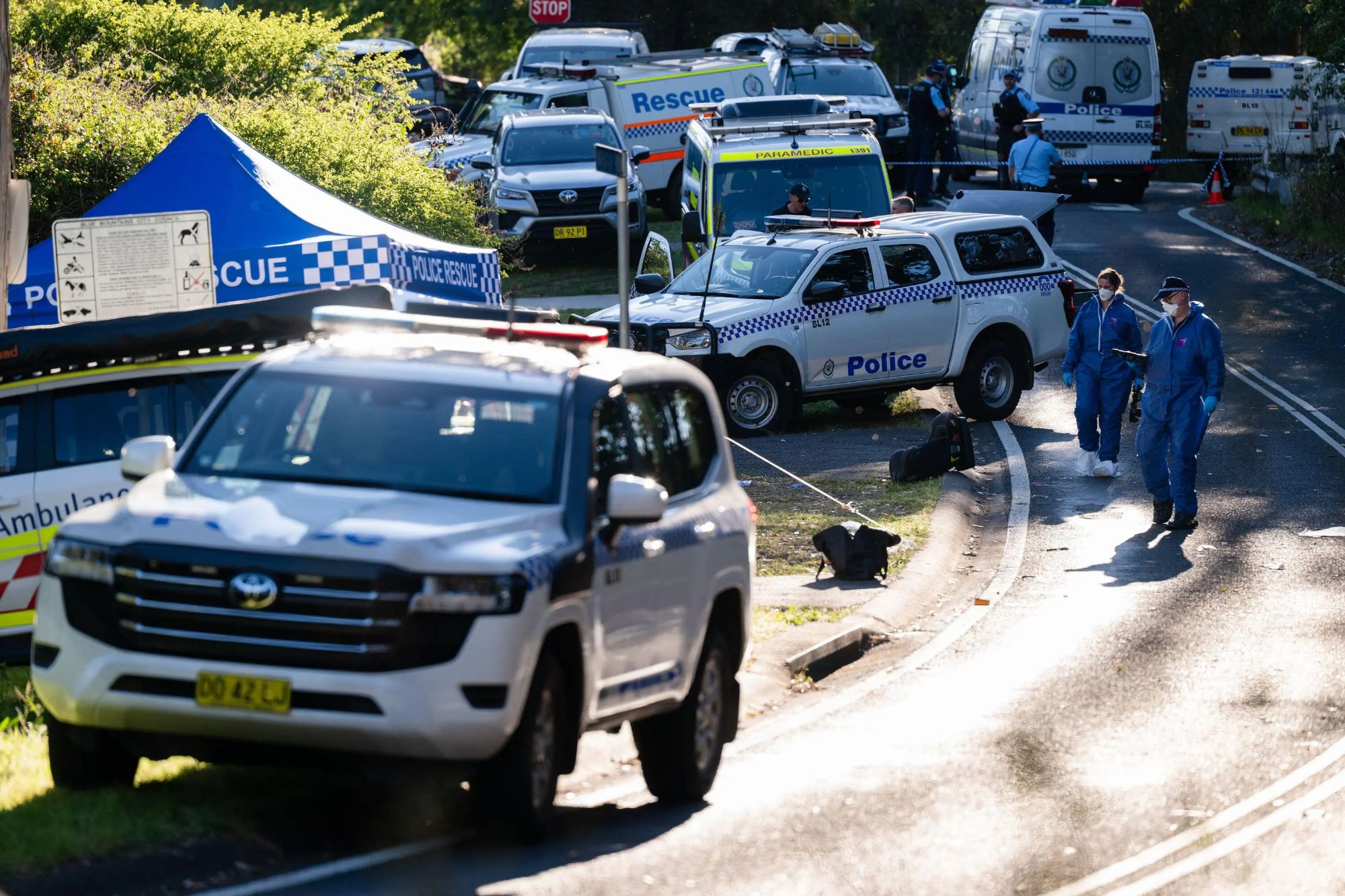 Mum ‘kills child, 5, and stabs two others before turning knife on herself’ in horror ‘murder-suicide attempt’