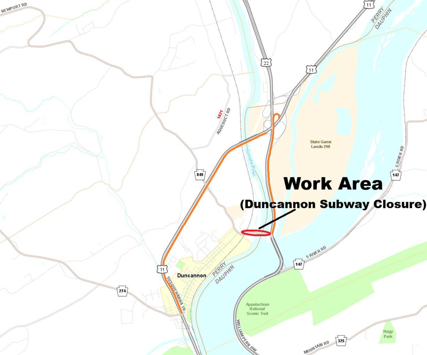 Perry County underpass notorious for flooding closes for repairs today