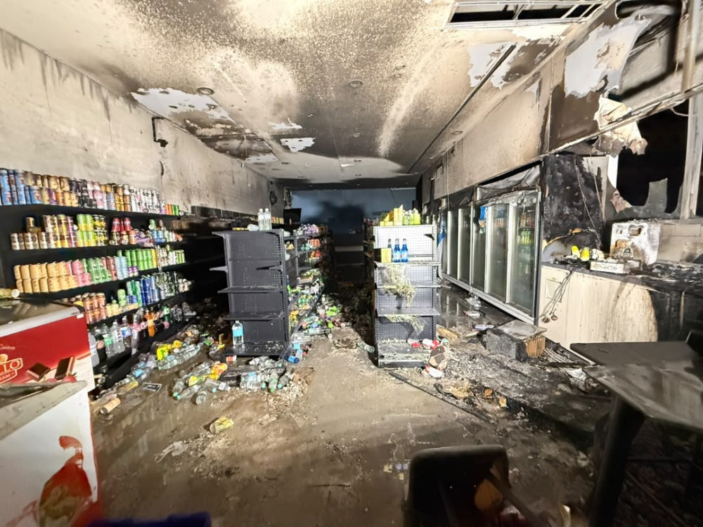 Cops confirm arson at two 24-hour convenience stores in Kuching