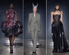 McQueen comes home to happy, dark place at London fashion week