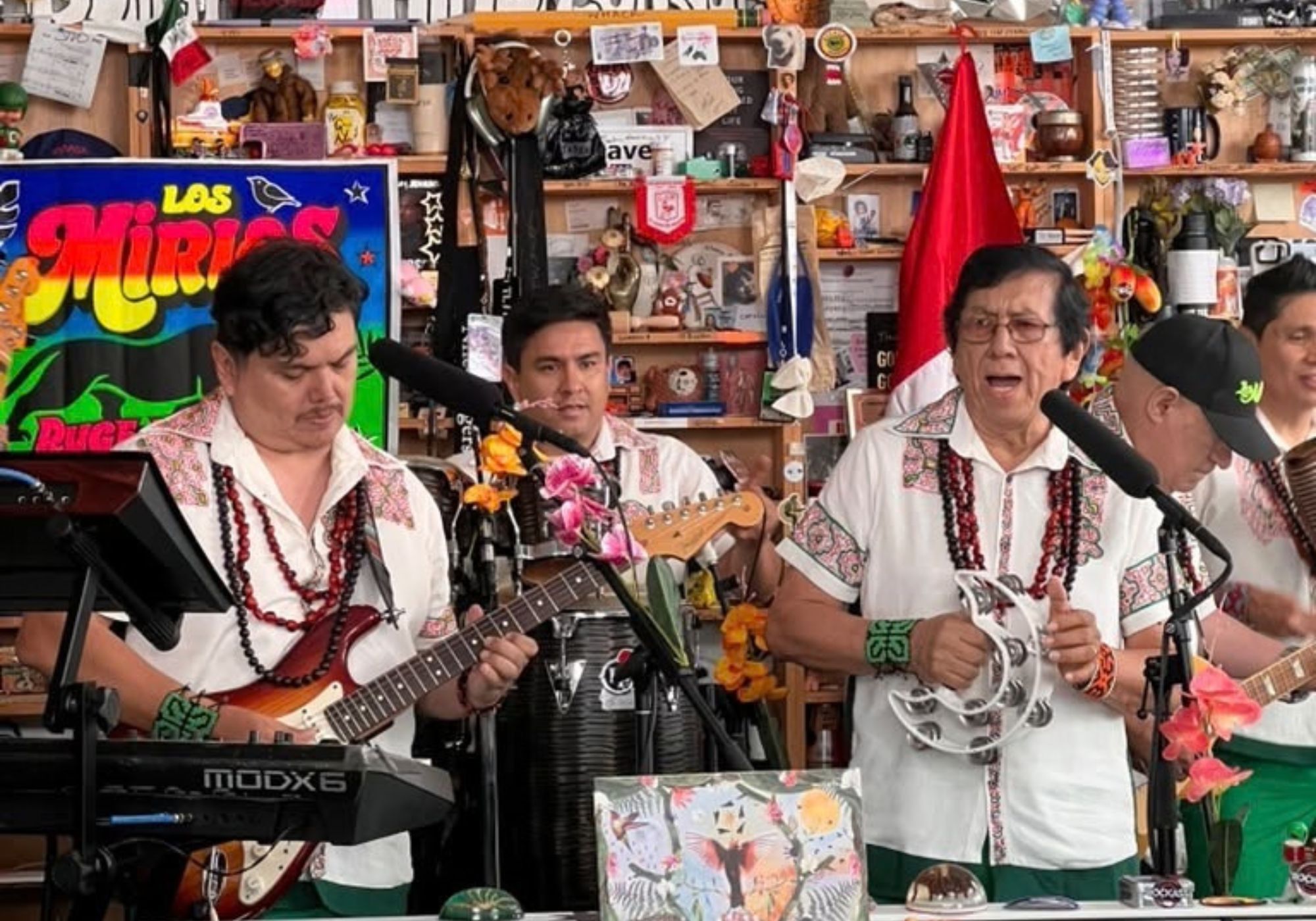 Los Mirlos bring Peruvian cumbia to NPR’s Tiny Desk