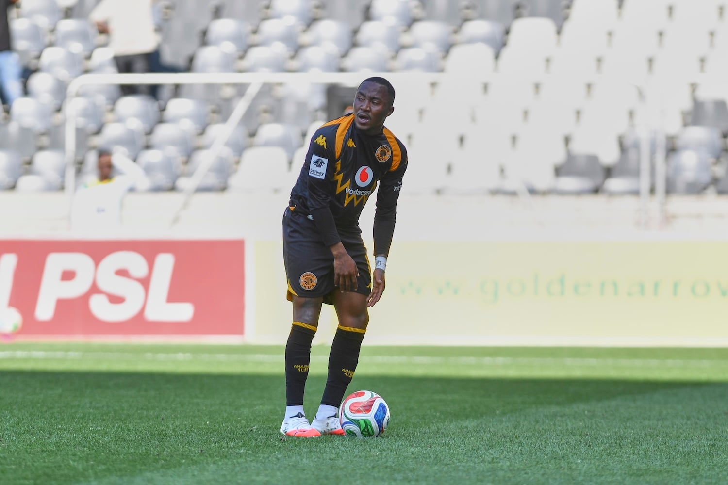 Chiefs’ Maboe joins Bafana camp despite ankle injury