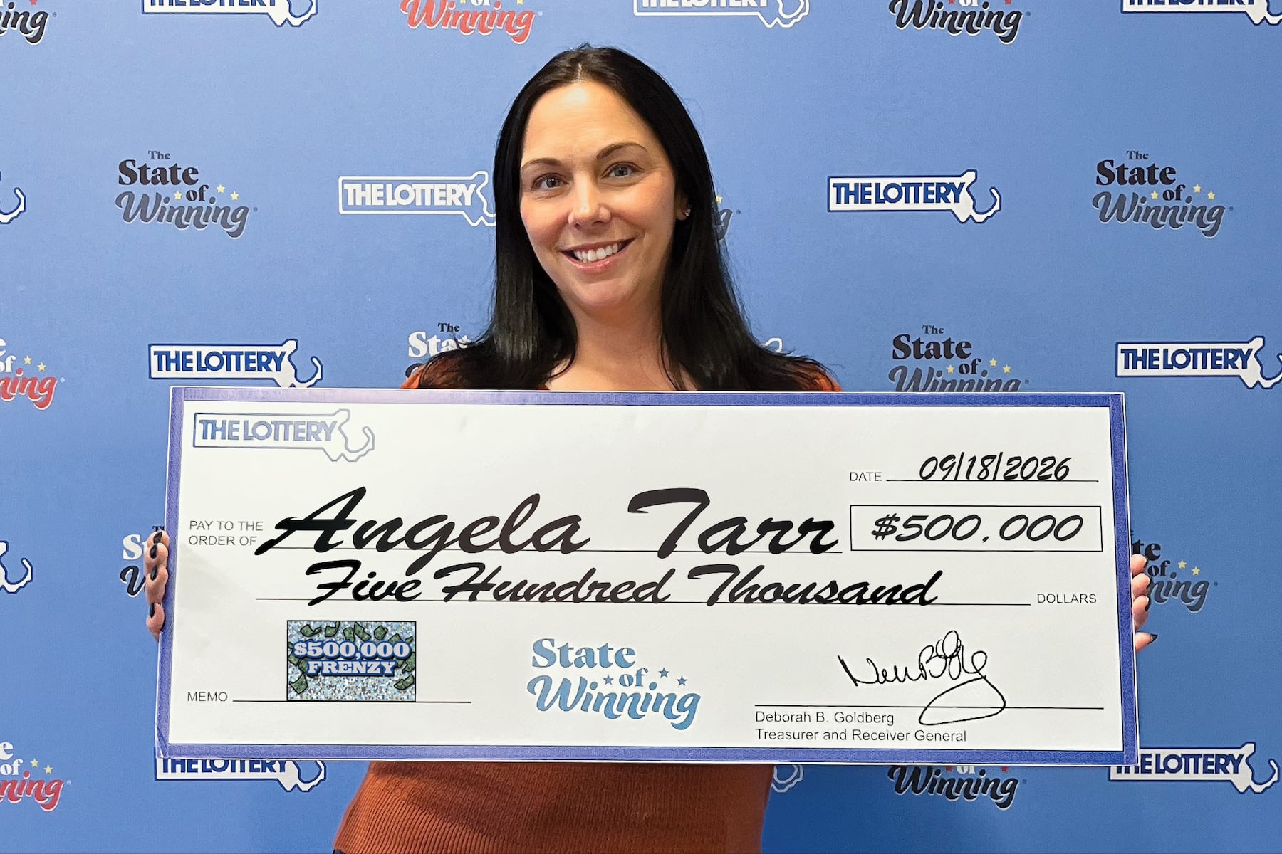 $500K Massachusetts Lottery prize claimed by Central Mass. woman