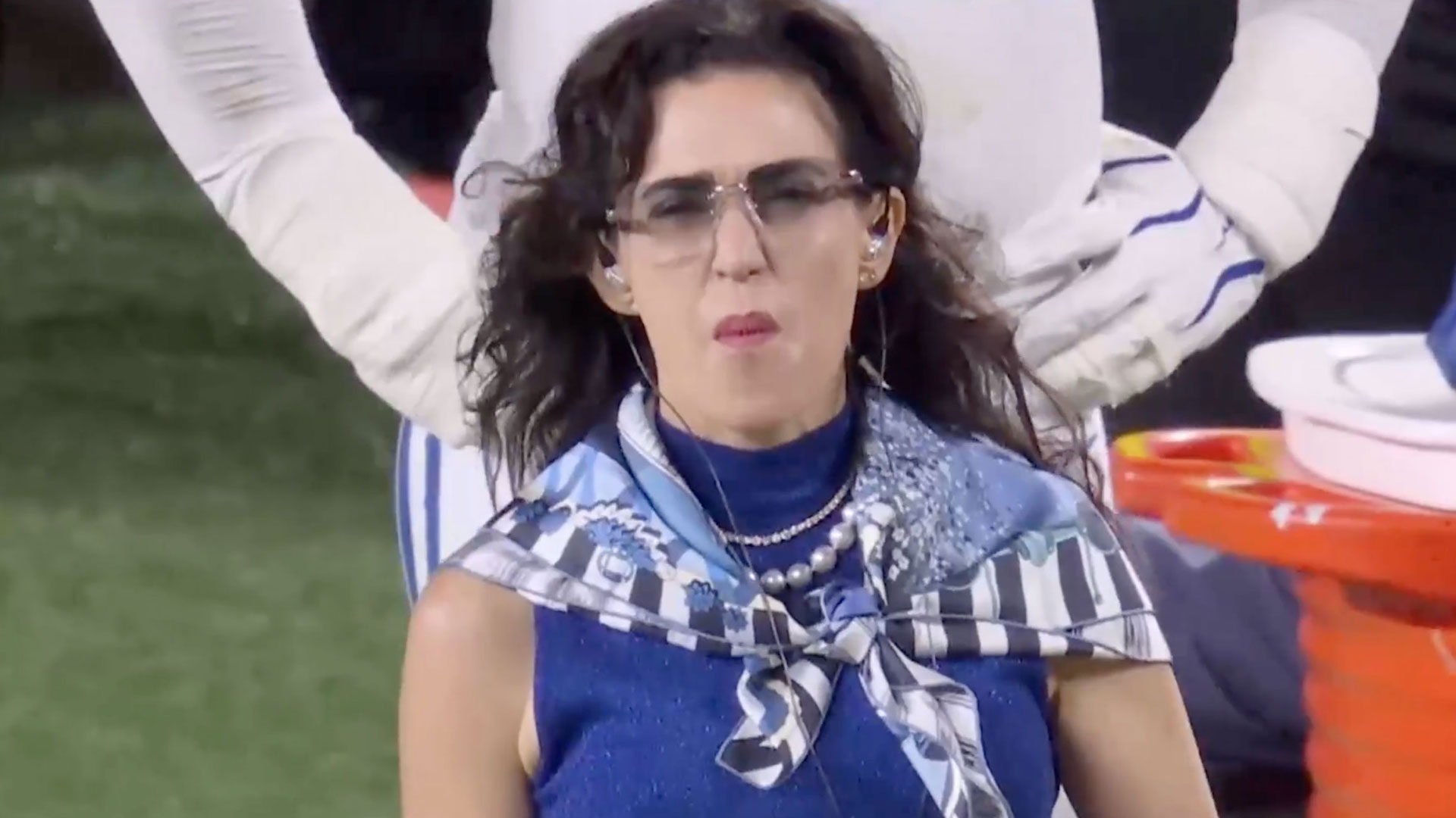 NFL fans left completely baffled by owner Carlie Irsay-Gordon’s sideline antics during Colts loss to Chiefs