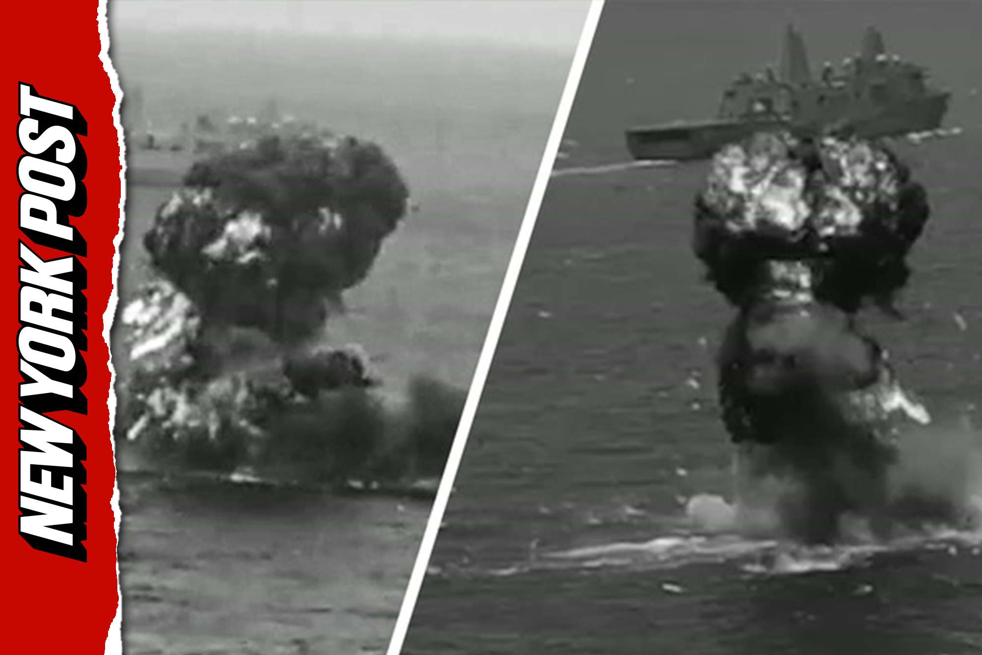 US military intercepts and annihilates drug trafficking refueling vessels