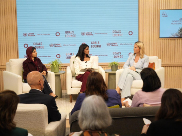 Malala Yousafzai urges world not to turn back on women in Afghanistan during event with McEntee