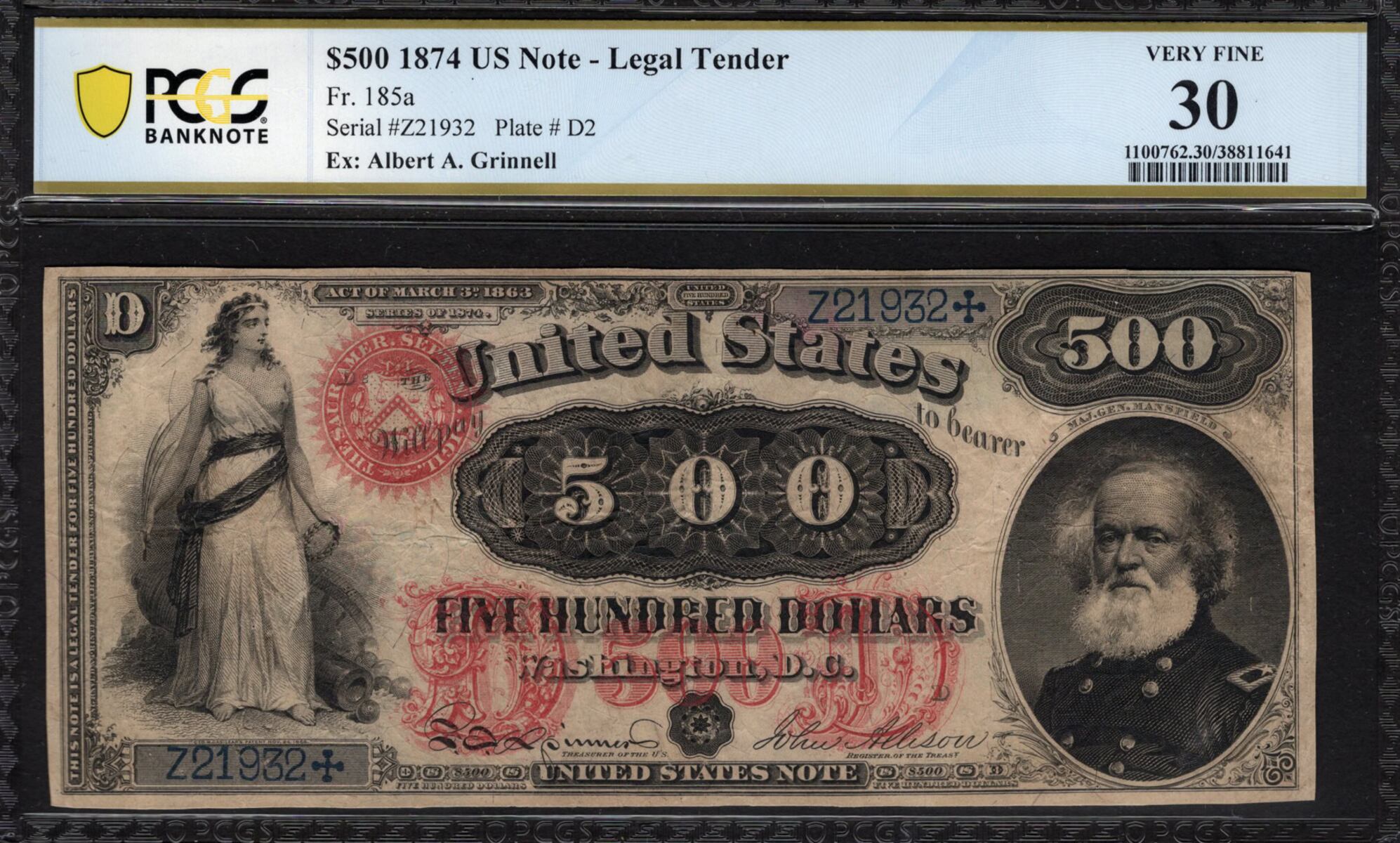 Rare $500 bill sells for nearly $500,000