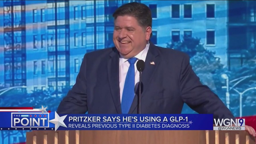 Pritzker says he's using a GLP-1 in weight loss journey