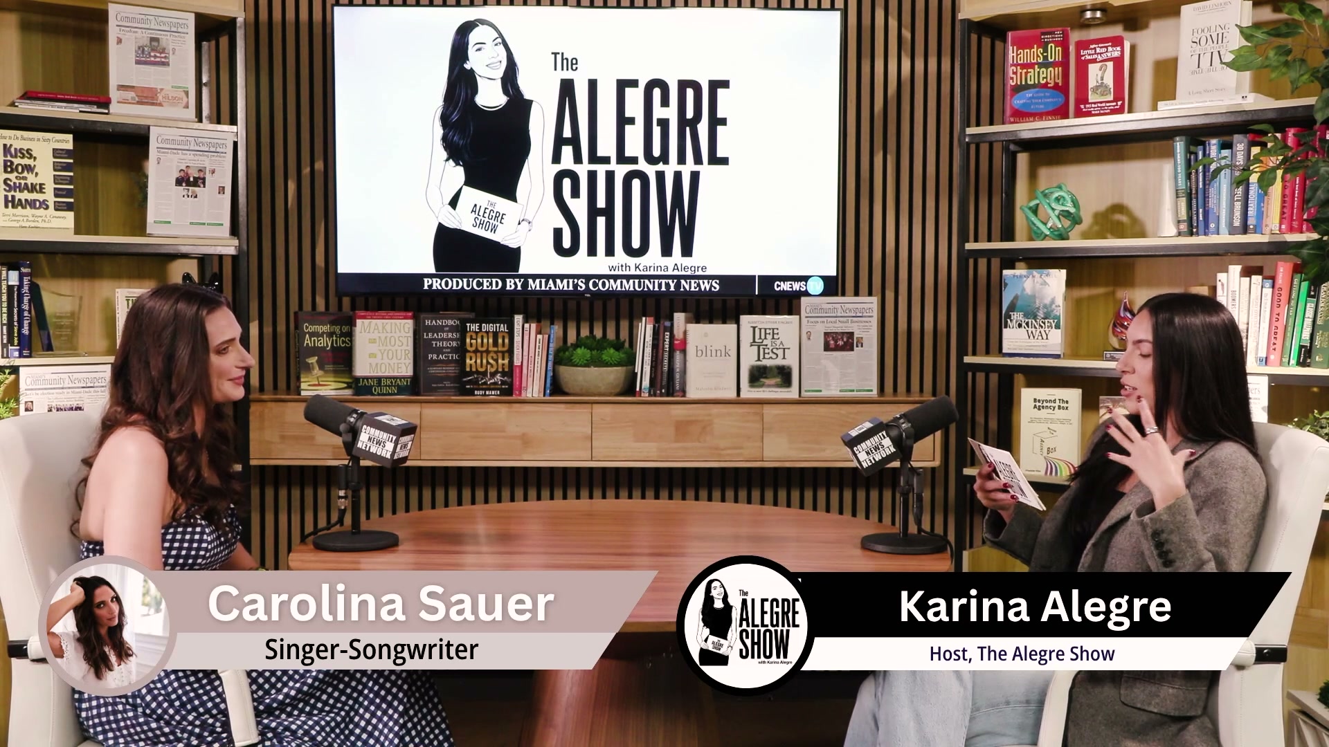 The Alegre Show: Carolina Sauer, Singer-Songwriter & Frost School of Music Student