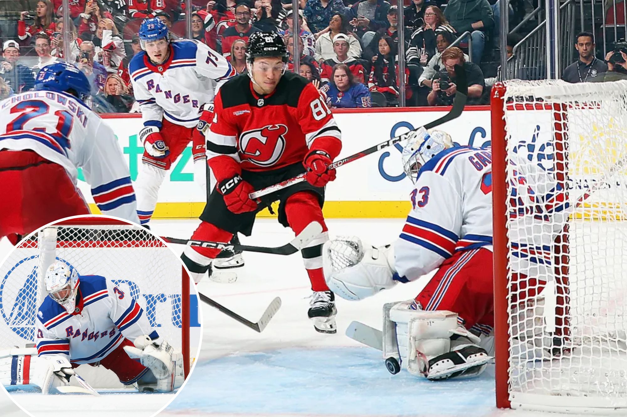 Dylan Garand makes his case in uphill battle to be Rangers backup goalie
