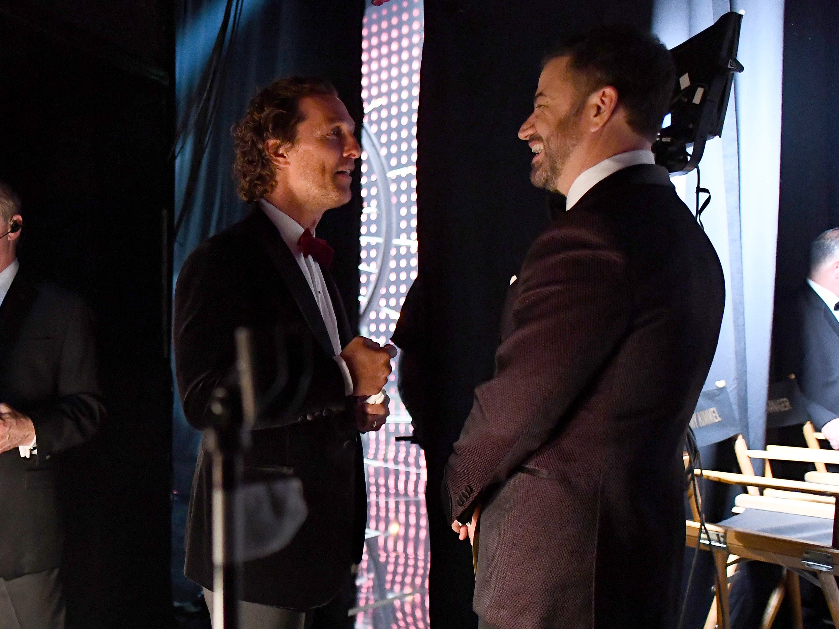 Matthew McConaughey Exposed Himself to Jimmy Kimmel in the Emmys Bathroom and Woody Harrelson Saw the Whole Thing