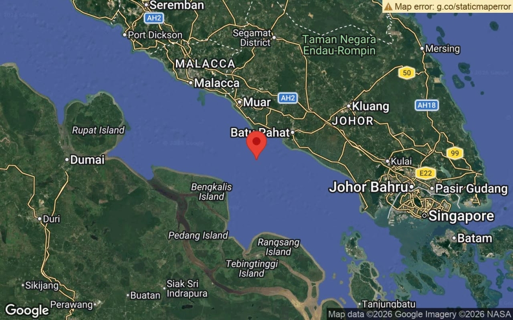 Magnitude 4.4 earthquake detected off Batu Pahat, tremors felt onshore
