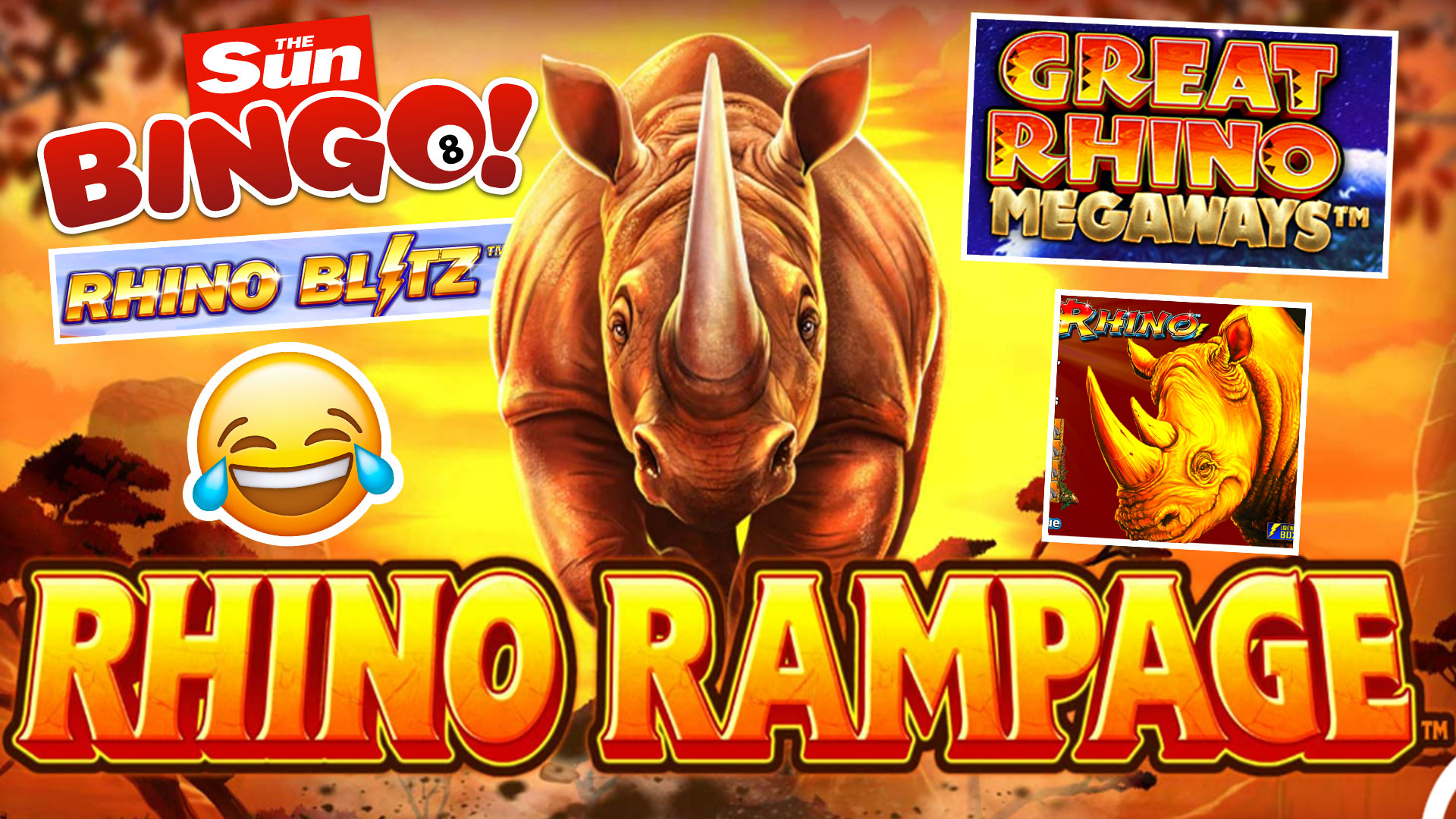 Pick the best rhino joke to see which rhino-themed slot you should play