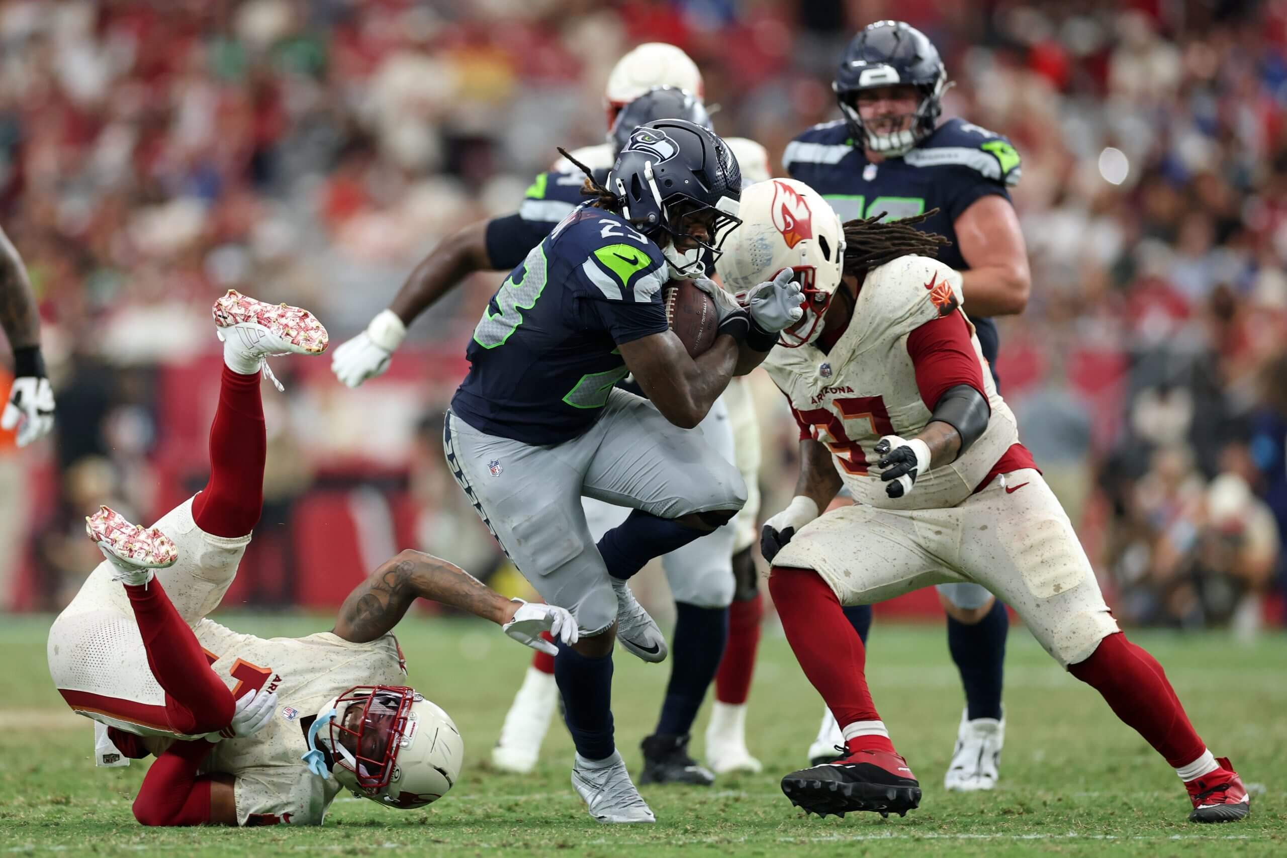 The Seahawks' run game is already thriving (and it's not up to full speed yet)