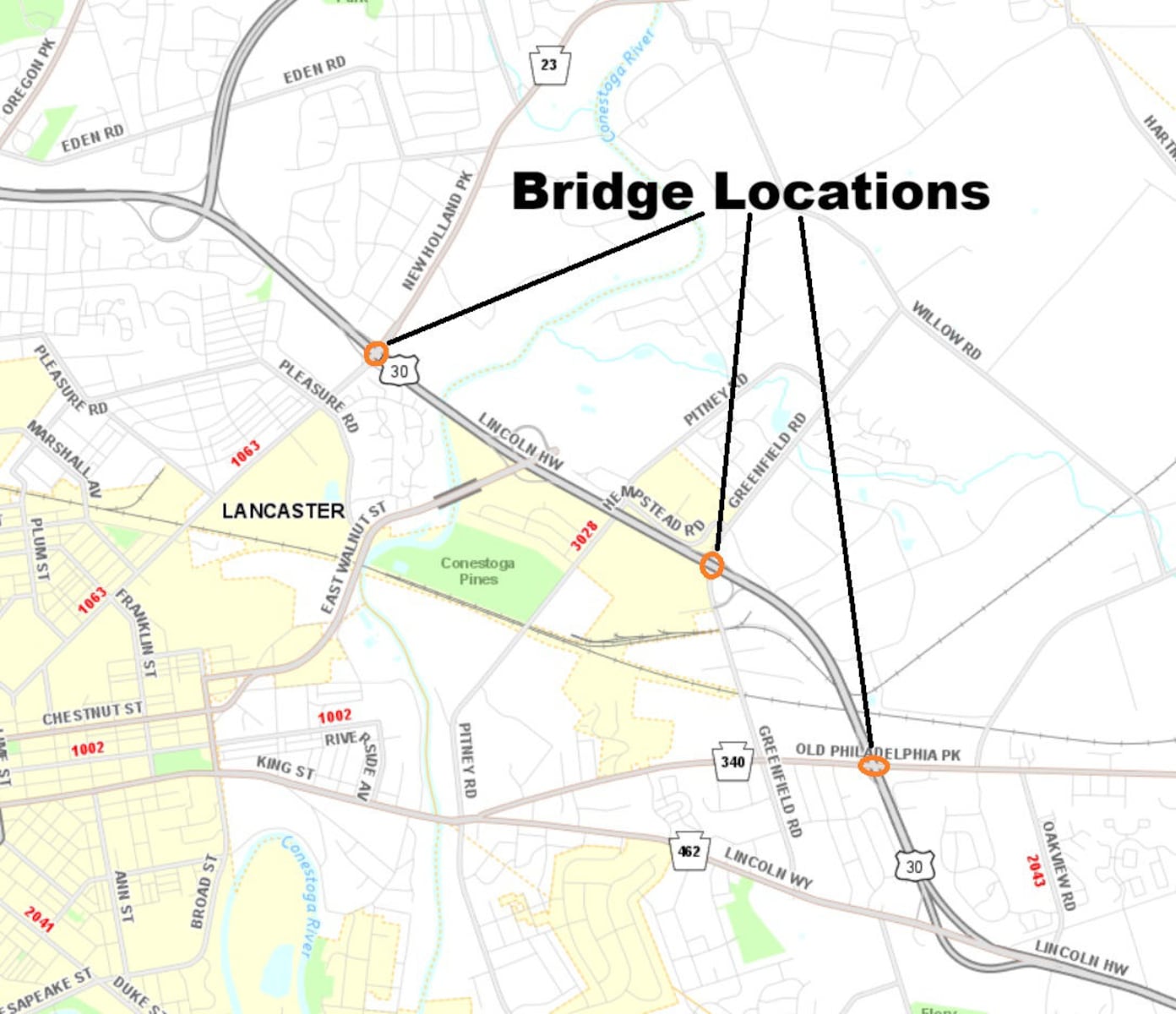 Bridge inspections to cause lane restrictions on Route 30 this week