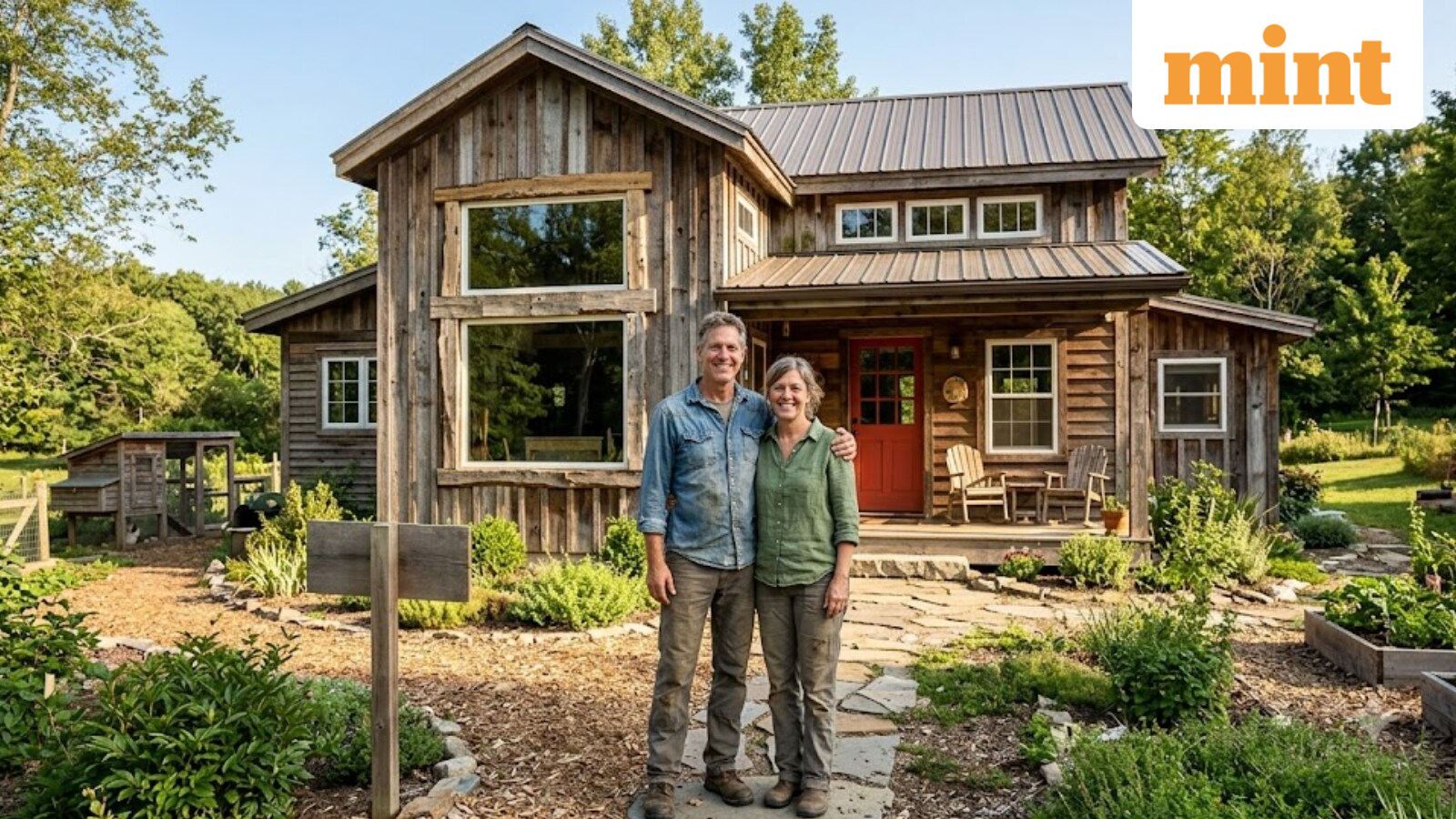 Reaping profits by YouTube and discarded materials: This couple built 2,500-sq-ft home for $40,000, sold it for $290,000