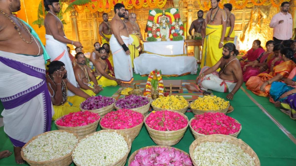 ‘Pushpa Yagam’, ‘Akalmasha Homam’ performed as part of nine-day ritual in Tirupati