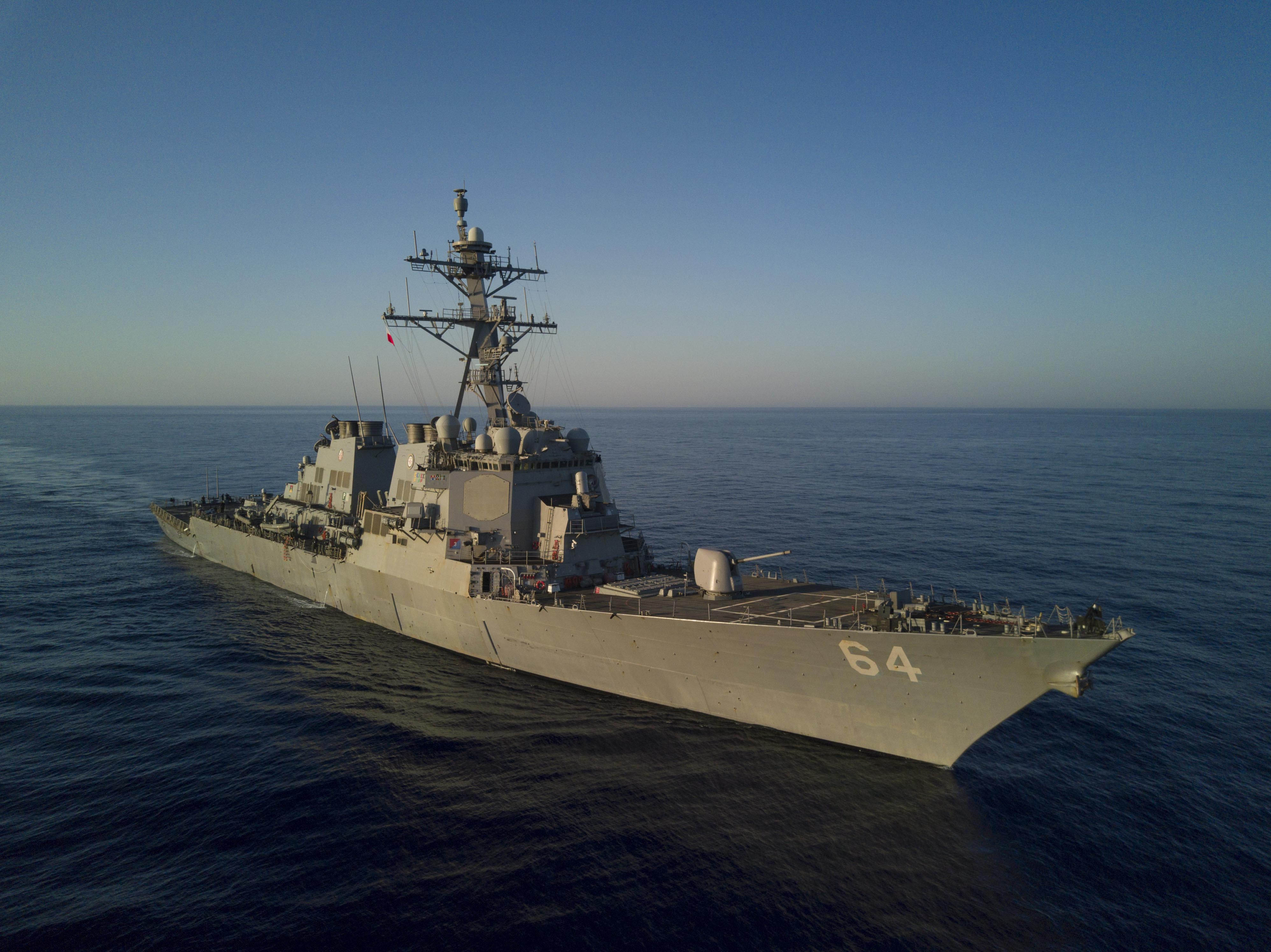 US Navy destroyers tested in Middle East as demands mount