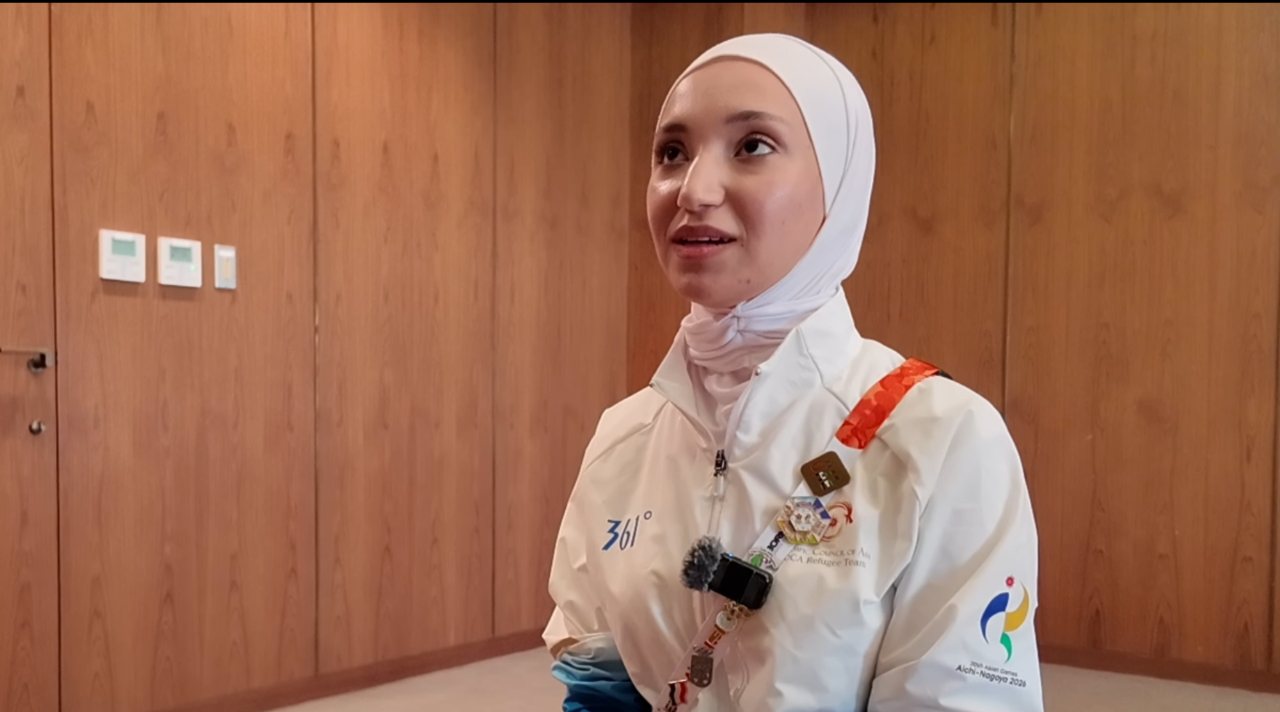 Refugee taekwondo athlete Al Hinide targets gold medal at Asian Games