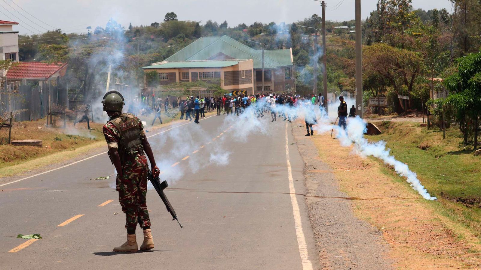 Bomet University students protest over water shortage and raw sewage discharge into Nyangores
