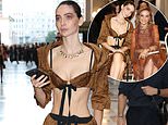 Paul Walker's daughter Meadow, 27, unveils a high-fashion new look as she flashes her abs in an unusual bra top at Vogue World