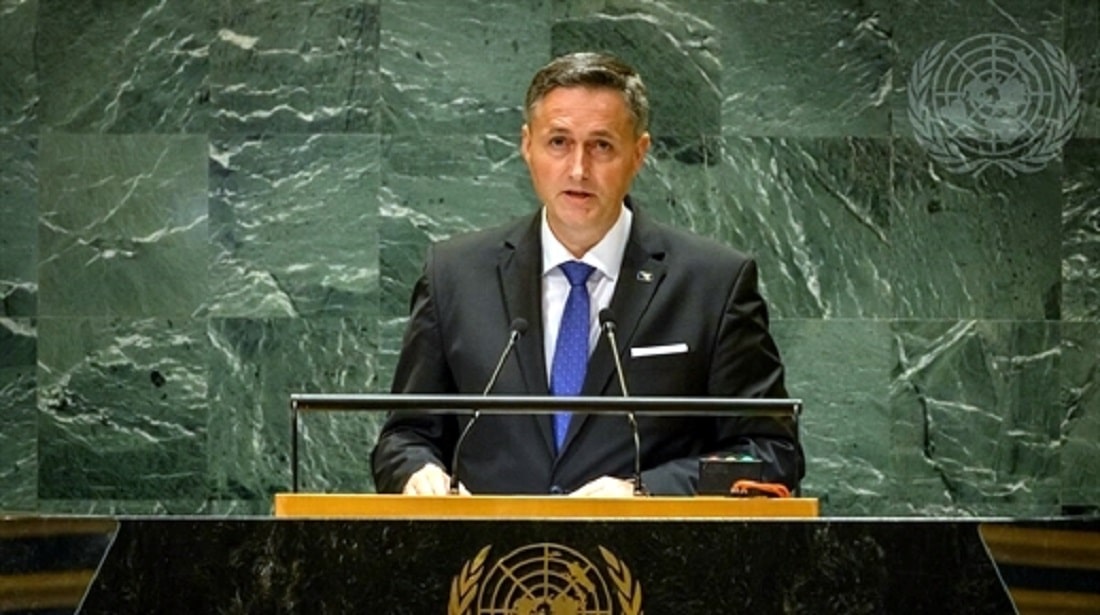 Bosnia Presidency Head Slams Serbia at UN Over Mladic Glorification