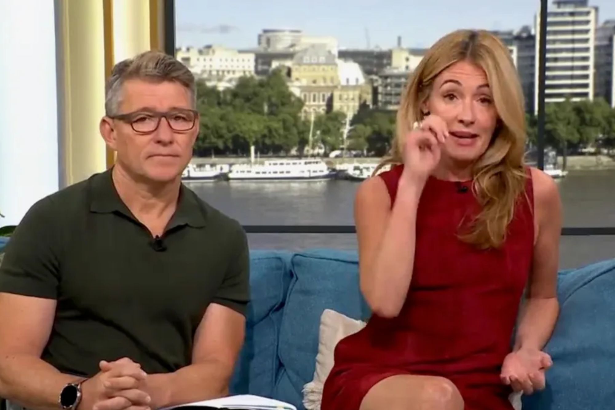 This Morning’s Cat Deeley chokes back tears as Ben Shephard is forced to take over from star after emotional interview