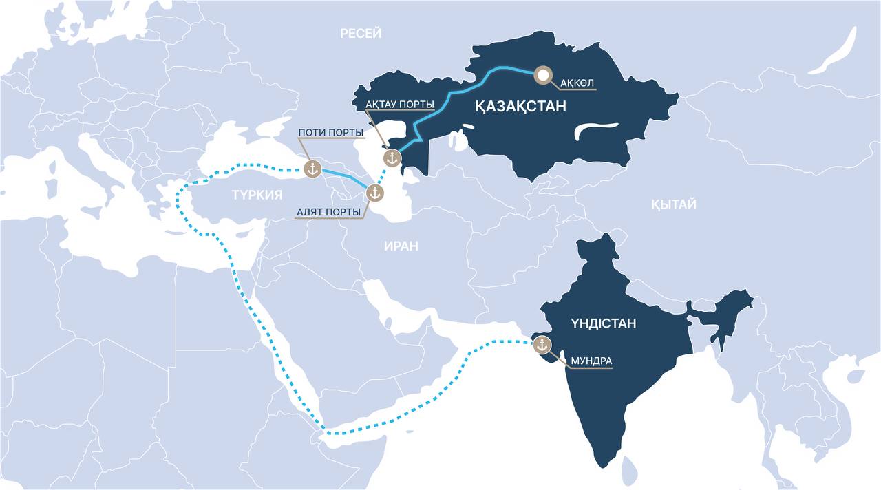KTZ Express sends Kazakh lentils to India via TITR