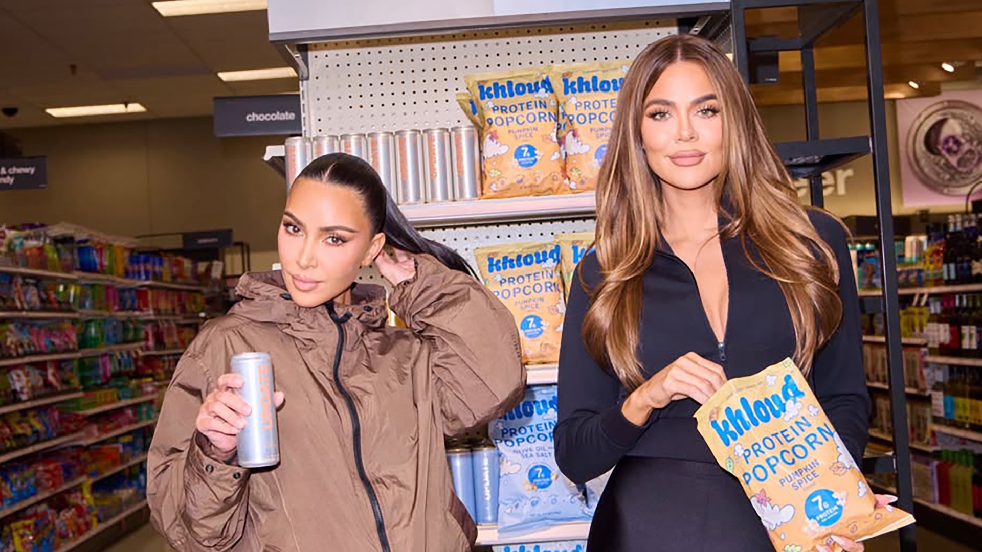 Kim and Khloe Kardashian both suffer NSFW wardrobe malfunction in skintight pants on trip to Target