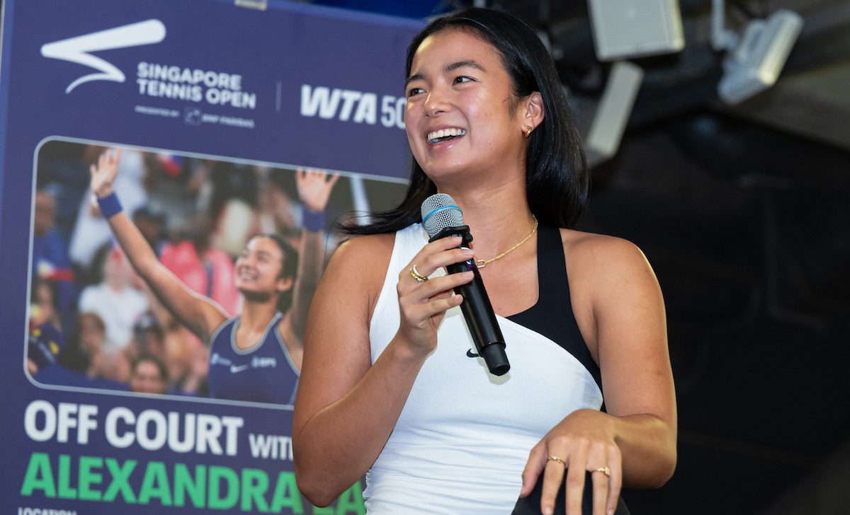 Support pours in as Alex Eala starts Singapore Open campaign