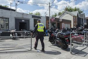Fire at Leslieville store that sells Hells Angels related gear under investigation