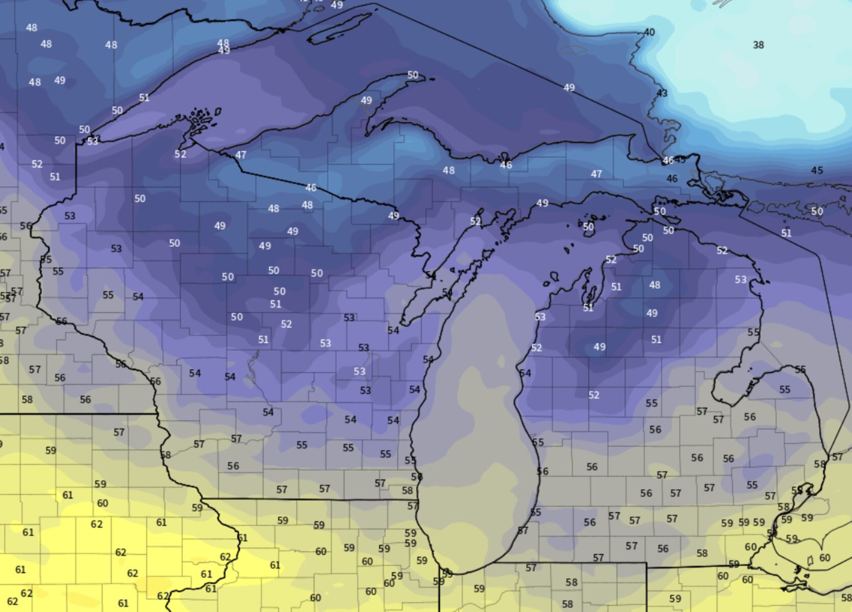 Starting to see the next weather change for Michigan, it’s a fall change