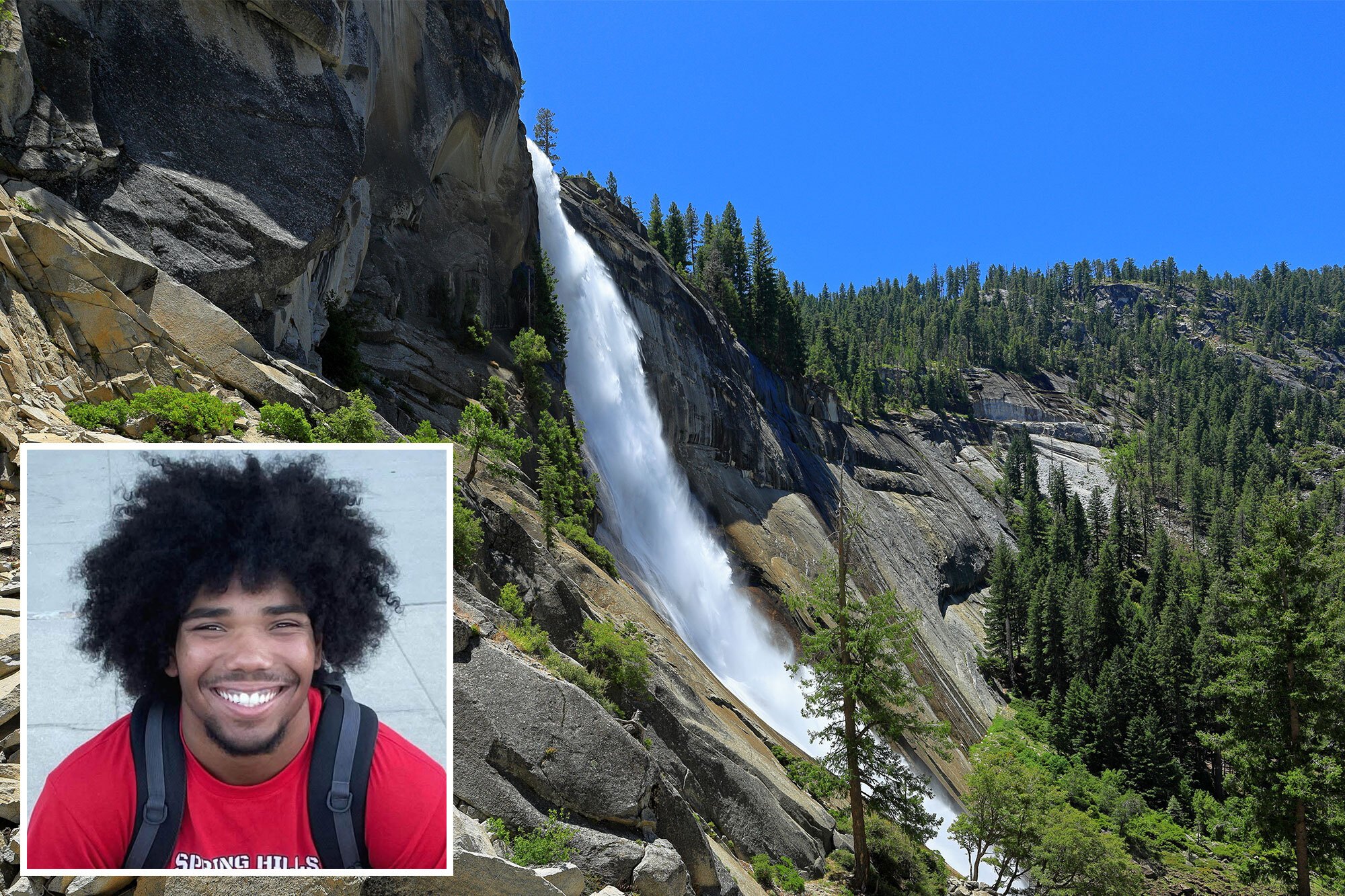 Top California college wrestler plunges to his death near 400ft Yosemite waterfall