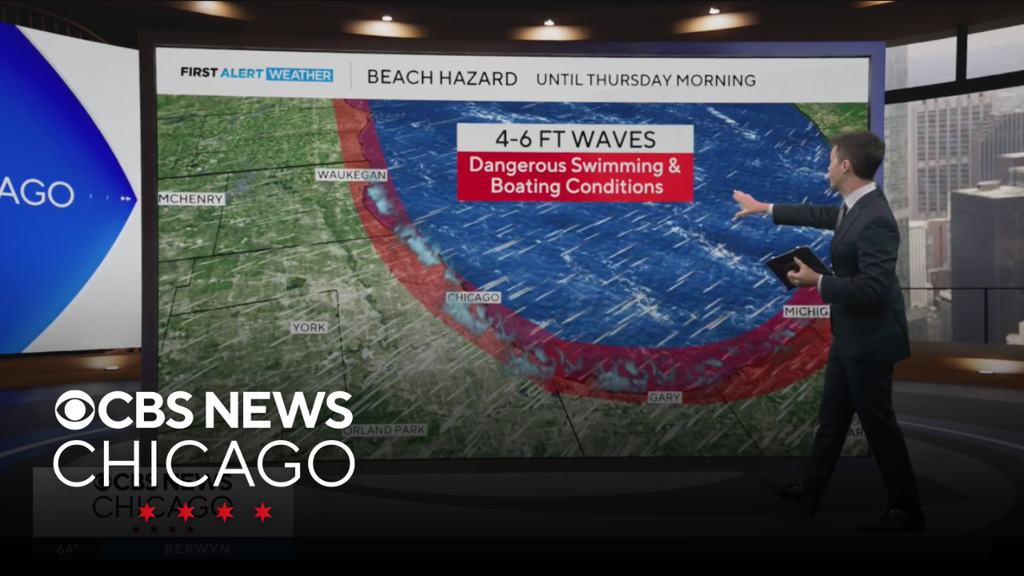 Dangerous swimming and boating conditions in Chicago until Thursday morning