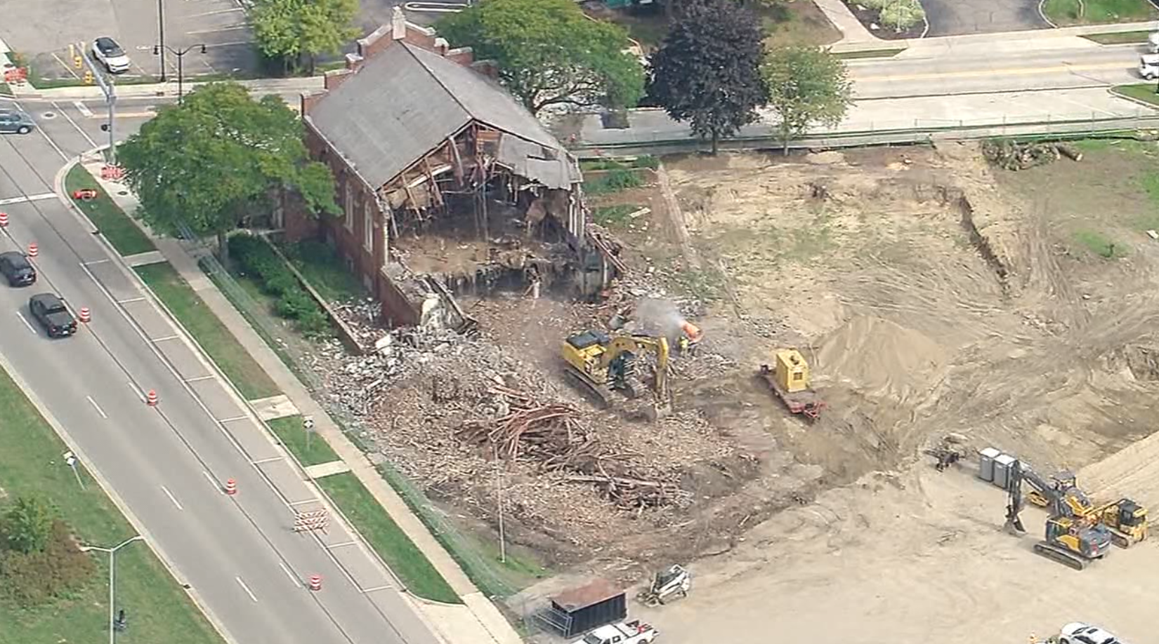 Historic Roseville church torn down at Sheetz site