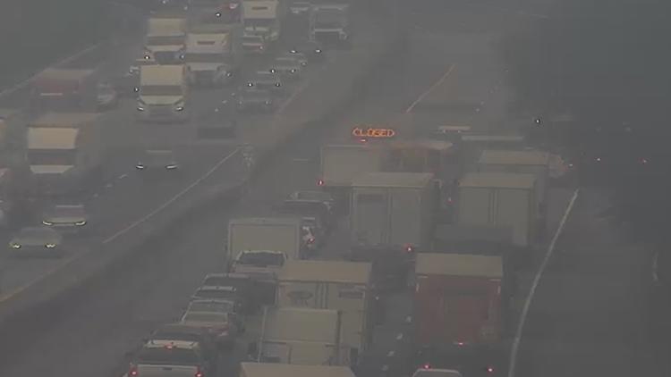 All lanes shut down on I-285 NB at I-20 in DeKalb County