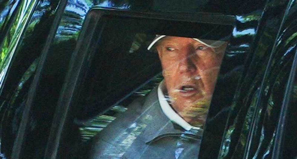 Credentialed right-wing network called out for endangering Trump motorcade
