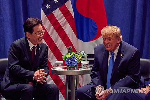 White House: Lee, Trump discussed shipbuilding cooperation, other topics during 'brief' meeting in New York