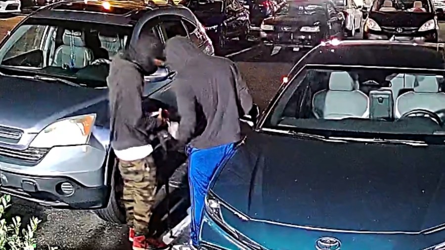 Suspects caught on video breaking into cars at Gastonia apartment complex